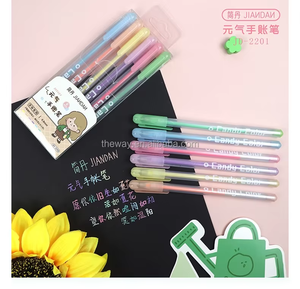 Bolígrafos de Tinta de Gel de Color Pastel con Punta Extra Fina de 0.8 mm para Papel Negro, Bolígrafos Promocionales de Plástico para Dibujar y Escribir en el Diario - Product Image 4