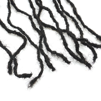 Ekstensi Rambut Manusia Remy Brazil 100% Asli Buatan Tangan KAMA Wholesale, Microlocs, Sister Locs, Interlocking Locs