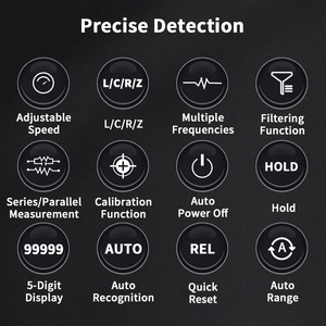 ZOYI DQ01 LCR 100 кГц цифровой портативный мост, USB Высокоточный конденсатор, индуктивность и сопротивление, цифровой дисплей - Product Image 3