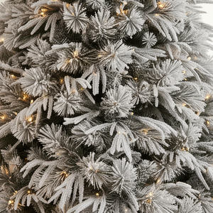 Árbol de Navidad Artificial de Alta Calidad con Efecto de Nieve Minimalista, Realista, para Decoración Navideña del Hogar - Product Image 5