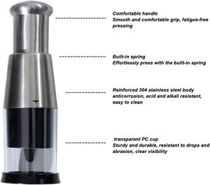 Hot Plastic Garlic Press Manual Durable Mini Crusher <b>Choppers</b> <b>Vegetables</b> Grinder Mincer Handheld Kitchen Eco-Friendly Press - Product Image 3