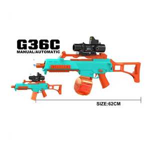 Venta caliente manual y automático en uno <span class=keywords><strong>G36</strong></span> Shooting Game Gun Toy Electric Gun Gel para niños y niñas - Product Image 4