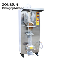 Machine de remplissage et de scellage automatique ZONESUN ZS-GJH1000 pour liquides, lait de soja, sauces, sachets d'eau pure, lait, eau et jus
