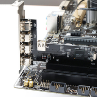 Tarjeta de Expansión PCI para Computadora de Escritorio, USB 2.0, Agrega 5 Puertos, Tarjeta Adaptadora PCI para Placa Base