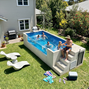 Family Coastal Above Ground Prefabricated Pool Easy Install Container Type Ready To Use Wholesale From Pool Factory pool - Product Image 6
