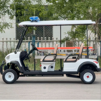 Voiture de golf de premiers secours, ambulance avec civière, mini ambulance électrique, voiture de golf