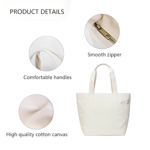 Borsa Shopper in Cotone <span class=keywords><strong>Trapuntato</strong></span> Pesante Personalizzata Royal Fair, Riutilizzabile, in Tela, da Donna, a Spalla, per la Spesa e il Lifestyle delle Ragazze - Product Image 4