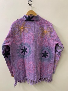 Violet broderie coton TNT Suzani jeter veste manteau hiver Boho veste main broderie veste pour femmes cadeau - Product Image 2