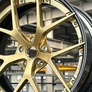 Cerchi Forgiati Personalizzati in 2 Pezzi 18 19 20 21 22 23 Pollici Multirazza 5x112 5x120 5x130 per AUDI Tesla <span class=keywords><strong>BMW</strong></span> Auto di Lusso - Product Image 4