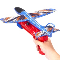 Jouet lanceur d'avions SAMLOK, pistolet catapulte en plastique, jeu de tir d'intérieur pour garçons de 5 à 13 ans