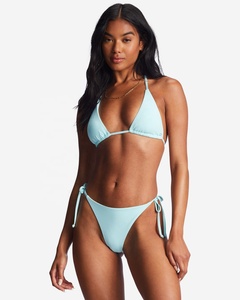 Fabricación de logotipo personalizado al por mayor de talla grande Bikinis de mujer conjunto ropa de playa nuevo diseño 18 adolescente caliente Sexy chica joven traje de baño - Product Image 2
