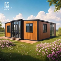 Villa conteneur extensible à faible coût 20FT 40FT Maison préfabriquée mobile 2-3 chambres Unité familiale portable
