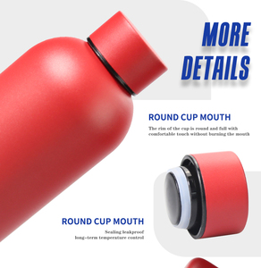 Personalisierte Wasserflasche Gym 500ml Pulverbeschichteter Becher Doppelwandige Vakuum-Thermosflasche Trinkflasche aus Edelstahl - Product Image 4