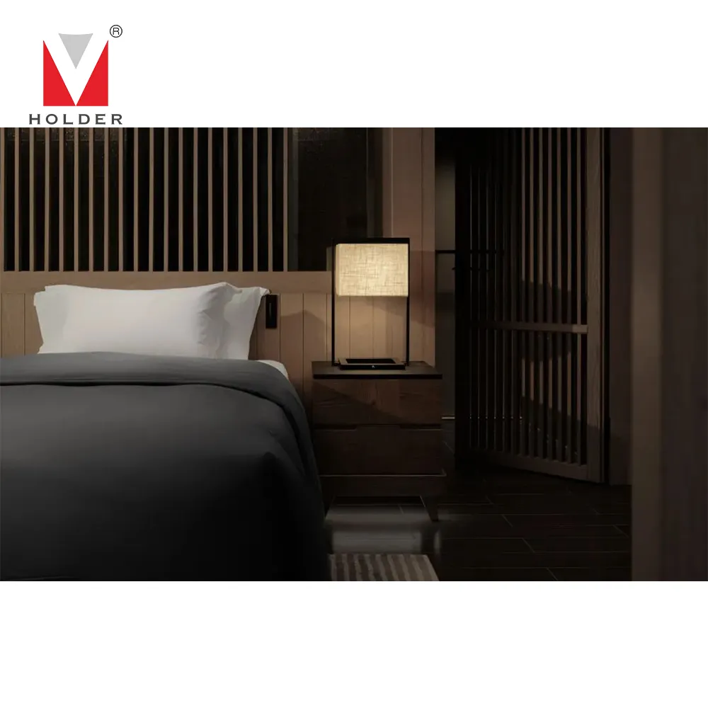 Furnitur Hotel Modern buatan khusus komersial 5 bintang Hotel proyek mewah Villa kamar tidur Hotel furnitur Set kamar tidur