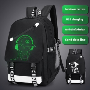 <span class=keywords><strong>Mochila</strong></span> escolar económica 2024 Spray Ground antirrobo impermeable con puerto de carga USB y luz LED - Product Image 3