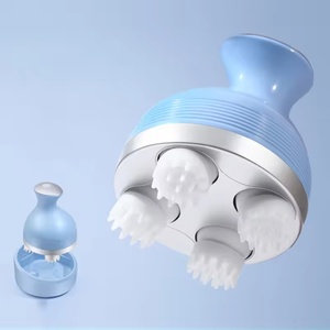 Masajeador Eléctrico Portátil a Prueba de Agua para Aliviar el Dolor de Cabeza, Masajeador de Silicona para Cabeza y Cuero Cabelludo - Product Image 1