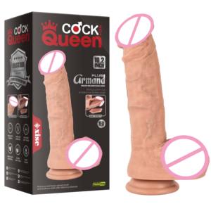 Juguete sexual consolador realista grande largo casero flexible clon normal erecto popular mejor consolador con ventosa juguetes sexuales - Product Image 1
