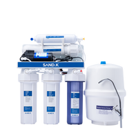 Système de filtration d'eau par osmose inverse en 5 étapes, purificateur d'eau RO pour la maison, usage domestique, 75 GPD avec réservoir sous pression