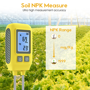 SGS09 Soil NPK <strong>Tester</strong> LCD Backlight Detector 4 in 1 Fertilizer Nutrient Meter NPK Temp Analyser Greenhouse - Product Image 3