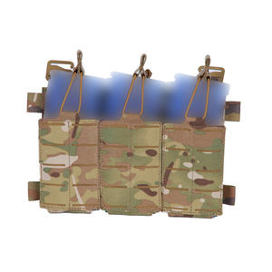 กระเป๋าใส่แม็กกาซีนแบบสามช่องสำหรับเสื้อกั๊กยุทธวิธี ลายพราง CP ไนลอนกันน้ำ ใช้กับระบบ MOLLE สำหรับกิจกรรมกลางแจ้ง - Product Image 3