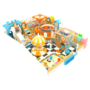 Parque Infantil Interior Profesional de Diseño Nuevo, Temática Pirata para Niños, de Plástico Multimaterial, Alta Capacidad, Tamaño Personalizable - Product Image 1
