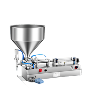 High Quality Pneumatic Filling Machine for Honey Jam Pure Plastic Cans and Bottles with Pressure Hopper Filling Machine - Product Image 2