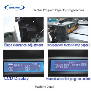 Coupe-papier électrique Nantong 460 mm avec écran LCD et commande numérique - Product Image 1