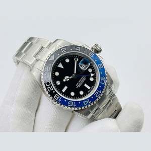 Reloj de Pulsera de Doble Zona Horaria para Hombre, Mecánico, Automático, de Lujo, Resistente al Agua, Luminoso, para Regalo - Product Image 1