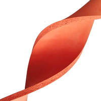 Plaque en mousse de silicone résistante aux hautes températures pour machine de transfert thermique, avec support adhésif, absorption des chocs et mousse d'étanchéité