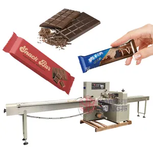 YB-350 Hoge Kwaliteit Flow Verpakking Verpakking Verpakkingsmachine Voor Chocolade Mueslireep/Koekjes