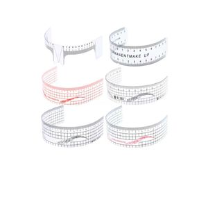 เครื่องมือทำแผนที่คิ้วแบบถาวรไม้บรรทัดพีวีซีแบบนิ่มแบบใช้แล้วทิ้งพร้อมไมโครเบลดเขียนคิ้ว - Product Image 2