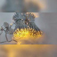Guirlande lumineuse ciel étoilé blanc chaud lumières suspendues de Noël pour la célébration de mariage de magasin pour les fêtes lumières de rideau de vacances