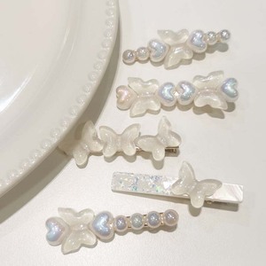 Nouvelle Pince à Cheveux en Résine Papillon Cœur Printemps, Pince Latérale Baguette de Fée Douce, Pince à Frange, Accessoire Cheveux Haut de Gamme Fait Main pour Femme - Product Image 4