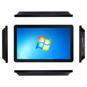 Customized IP65 Waterproof 15 17 19 23.6 Inch 1000 Nits Outdoor LCD Industrial Multi Touch Screen Display Monitor Panel PC