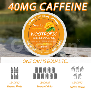 Venta al por Mayor <span class=keywords><strong>de</strong></span> Suplemento <span class=keywords><strong>de</strong></span> Vitamina B con Sabor a Mango, Focus Boost, Sin <span class=keywords><strong>Nicotina</strong></span>, Cafeína, Bolsita Energética - Product Image 5