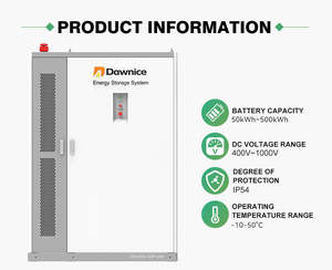 ตู้เก็บแบตเตอรี่กลางแจ้งสำหรับตลาดยุโรปภาชนะเก็บพลังงาน372Kwh 200Kw ระบายความร้อนด้วยของเหลวในอุตสาหกรรมและเชิงพาณิชย์ - Product Image 2