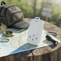 Teléfono para Niños 4G con Dispositivo Antipérdida, Localizador GPS para Exteriores sin Instalación, Rastreador con Número Familiar, Teléfono con Posicionamiento para Niños