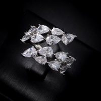 241202 ensembles de bijoux de luxe pour femmes zircon cubique mariage collier de mariée ensemble fiançailles accessoires de mariée