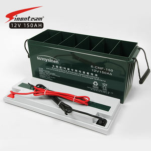 12 В 150Ah свинцово-кислотный аккумулятор, перезаряжаемый герметичный клапан, регулируемый глубокий цикл для солнечной/ветровой энергии от линии - Product Image 3