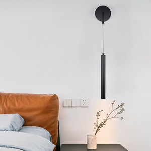 <span class=keywords><strong>Lampe</strong></span> murale suspendue pour <span class=keywords><strong>chevet</strong></span> avec projecteur LED réglable en hauteur - Product Image 3