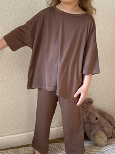 Ropa de Bebé y Niños al por Mayor, Personalizada OEM ODM, de Viscosa de Bambú, Manga Larga, Talla Grande, Ultra Suave, para Bebés y Niños - Product Image 1
