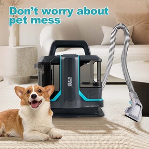 WINNING STAR ST-4600 450W Limpiadora Portátil con Cable para Manchas Húmedas y Secas, Alfombras, Telas y <span class=keywords><strong>Sofás</strong></span> - Product Image 3