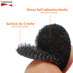 Kích thước tùy chỉnh mềm thân thiện với môi tự dính dây đai với móc đàn hồi và băng vòng (Polyester/nylon) cho giày - Product Image 3