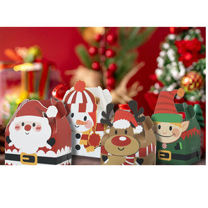 Venta caliente bolsas de regalo de Navidad, pegatinas de personajes de dibujos animados de Navidad, bolsas de regalo de dulces, descuentos de fiestas de comida, fiestas navideñas - Product Image 2