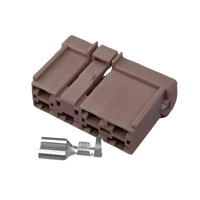 Connecteur de câblage automobile étanche IP66 15A à 7 broches mâle-femelle en laiton, référence 6098-0214