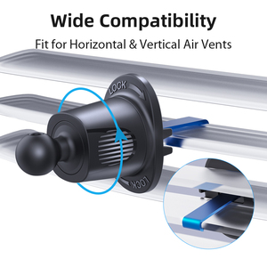 Phổ kim loại móc xe Air Vent người giữ điện thoại cái nôi xe Air Vent núi người giữ điện thoại cho điện thoại di động người giữ xe <span class=keywords><strong>360</strong></span> độ - Product Image 4
