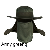 DORISEA Chapeau de protection UV unisexe Cache-cou Cache-visage Masque pour la pêche en lac et en rivière Camping et randonnée