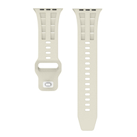 2025 Profitez du joli bracelet de montre en silicone bicolore pour Apple Watch Smart Watch Strap