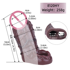 SXXY noir réaliste creux gode <span class=keywords><strong>gaine</strong></span> avec anneau Anti-goutte Silicone mâle Dick Extender <span class=keywords><strong>pénis</strong></span> manchon <span class=keywords><strong>pour</strong></span> hommes retarder l'éjaculation - Product Image 2