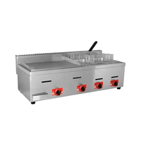 Kompor Masak Monoblok Komersial Desain Dapur Lengkap yang Dibuat Sesuai Pesanan untuk Peralatan Masak Restoran Profesional